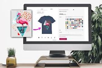 setup shopify zakeke 2d 3d product configurator on zakeke kickflip teeinblue