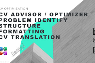 be your CV advisor to optimize your CV