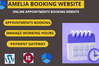 setup latepoint, amelia,acuity scheduling, bookly, calendly appointment booking