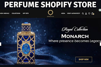 design perfume shopify store fragrance website cologne store