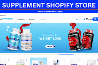 design supplement website health supplement store health and fitness website
