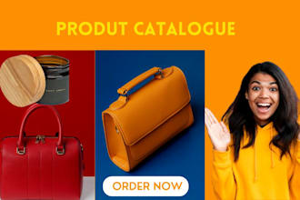 design eye catching catalogue, product catalogue, lookbook, digital catalogue