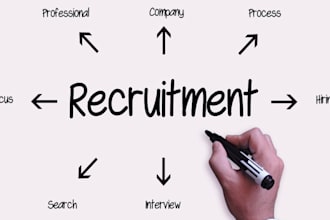 source and screen candidates for recruitment