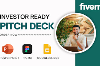 create fundraising powerpoint, figma, google slides pitch deck presentation