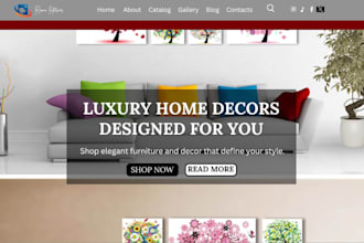 build furniture shopify store home decor store home interior dropshipping store