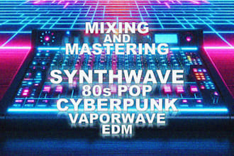 mix and master your synthwave, pop or edm track