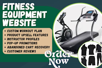 design fitness equipment gym health sport training clothing workout yoga website