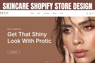 be your shopify expert in building a stunning skincare shopify store