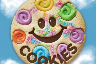designed cookies logo for you