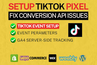 setup tiktok pixel, conversion API, ads integration, tiktok events with GTM