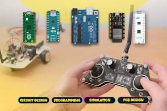 do arduino circuit design and programming for your projects