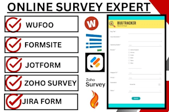 create form on surveymonkey jotform hubspot gohighlevel qualtrics online form
