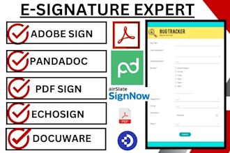 setup pandadoc echosign template docuware signnow signwell venngage visme