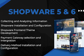design shopware 6 store and do shopware theme customizations