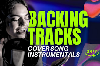 produce backing track, instrumental, cover song in any genre