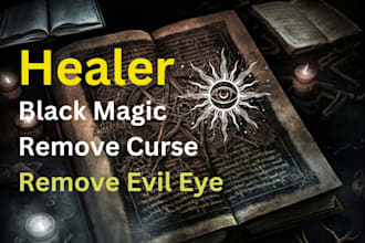 remove curses,evil eyes,third party,negativity and bad magic etc