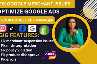 set up google merchant center, optimize goo gle ads as your goo gle ads manager