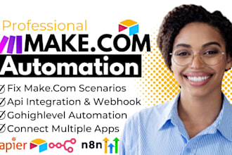 setup make com automation zapier airtable gohighlevel n8n fix make com scenarios
