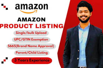 set up amazon account product listing