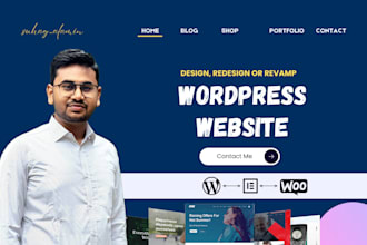 design elementor wordpress website and redesign with wordpress elementor pro