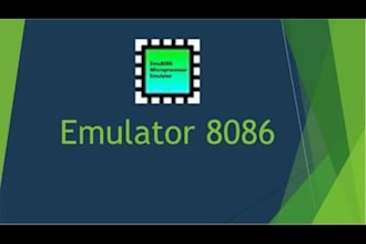do assembly language projects and tasks on emu8086