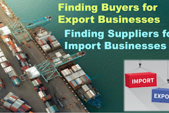 find buyers for export companies and suppliers for import companies