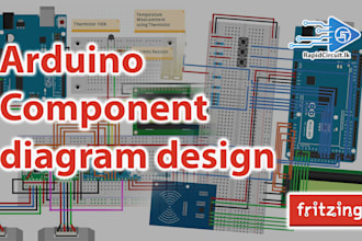 do professional circuit diagram design for arduino projects