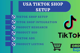 create USA tiktok shop setup usa tik tok shop