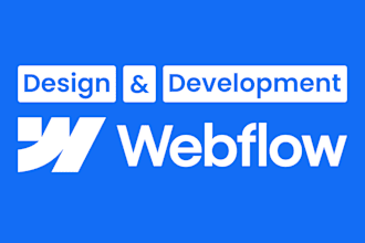 design and develop webflow website, figma to webflow