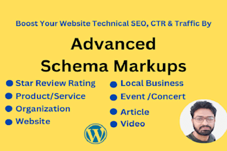 setup schema markup and structured data for rich snippets