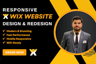 create a professional wix website design or redesign using wix studio