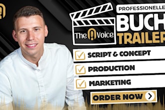 produce a professional book or audiobook trailer