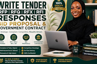 write tender rfp rfq rfx rfi responses bid proposal and government contract