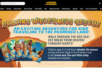 design christian book shopify store christian ebook website children book store
