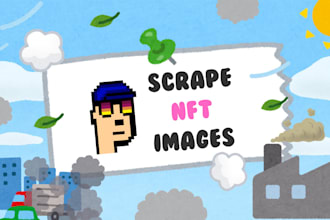 scrape nft images and meta data
