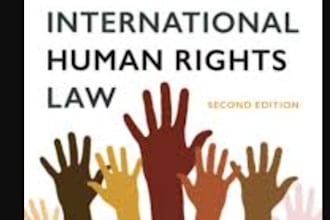 write about international law, politics and human rights law