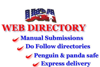 create 30 high tf USA local citations, american directory
