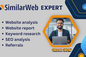 do advance similarweb report competitor analysis SEO report and keyword research