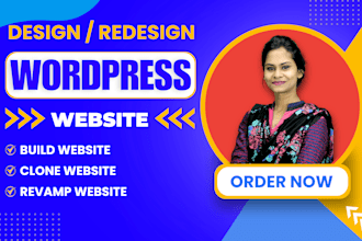 do wordpress website development business website or custom wordpress website