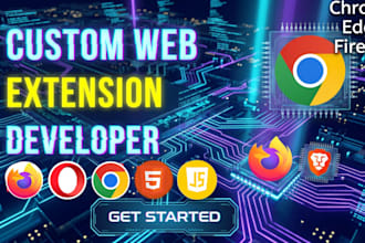 build custom web extension chrome edge firefox opera brave tor