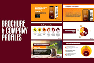 design a high quality PDF and print brochure