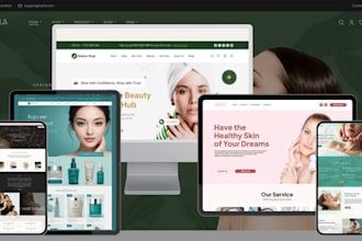 design modern beauty salon website  spa vagaro website with online booking