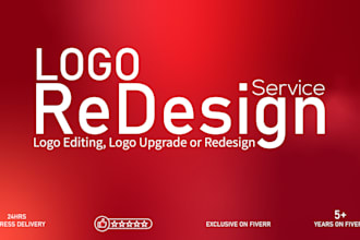 design, redesign, edit and revamp your logo or graphic