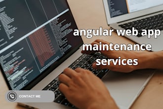 develop deisgn and fix angular web apps