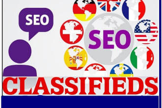 manually post 30 high tf classifieds ads for your business