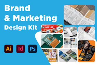 create your marketing package or brand identity or brand kit