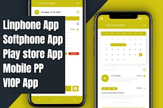 build a mobile linphone app, voip app, video calling app play store app design
