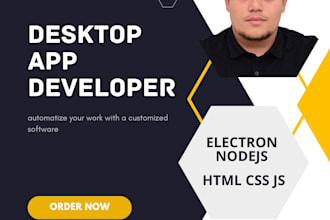 create cross platform desktop apps using electron framework