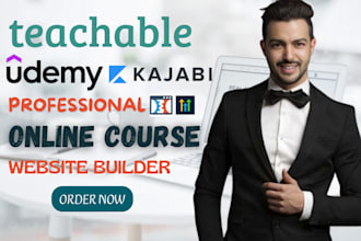 build online course website, video course upload, kajabi, teachable, ghl expert