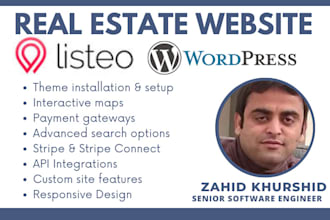 develop directory or listing wp website using listeo theme